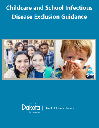 click to access pdf of childcare and school infectious disease exclusion guidance